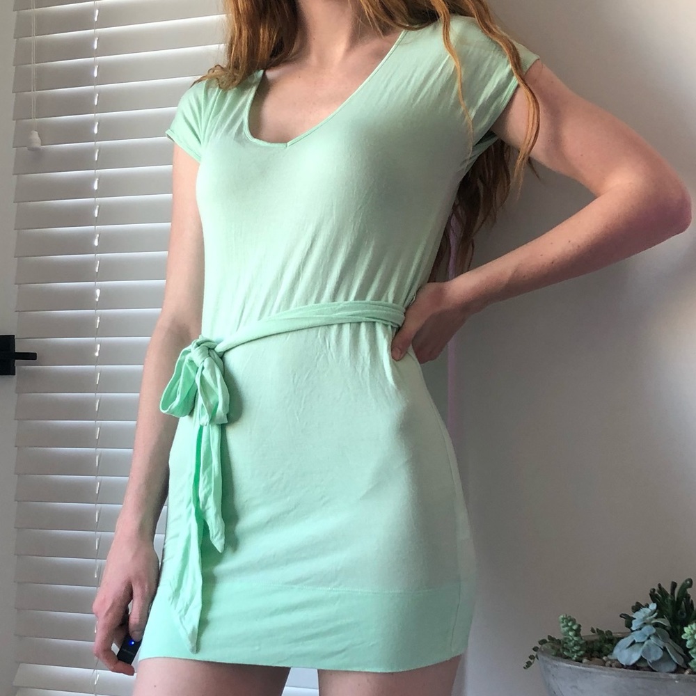 Artizia Community Neon Green Dress | M